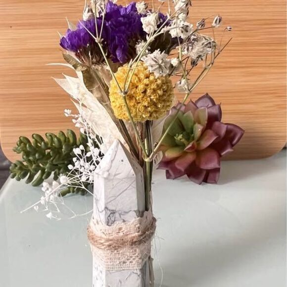 Other - Handmade Crystal Flower Bouquet – Spiritual Home Decor & Gift